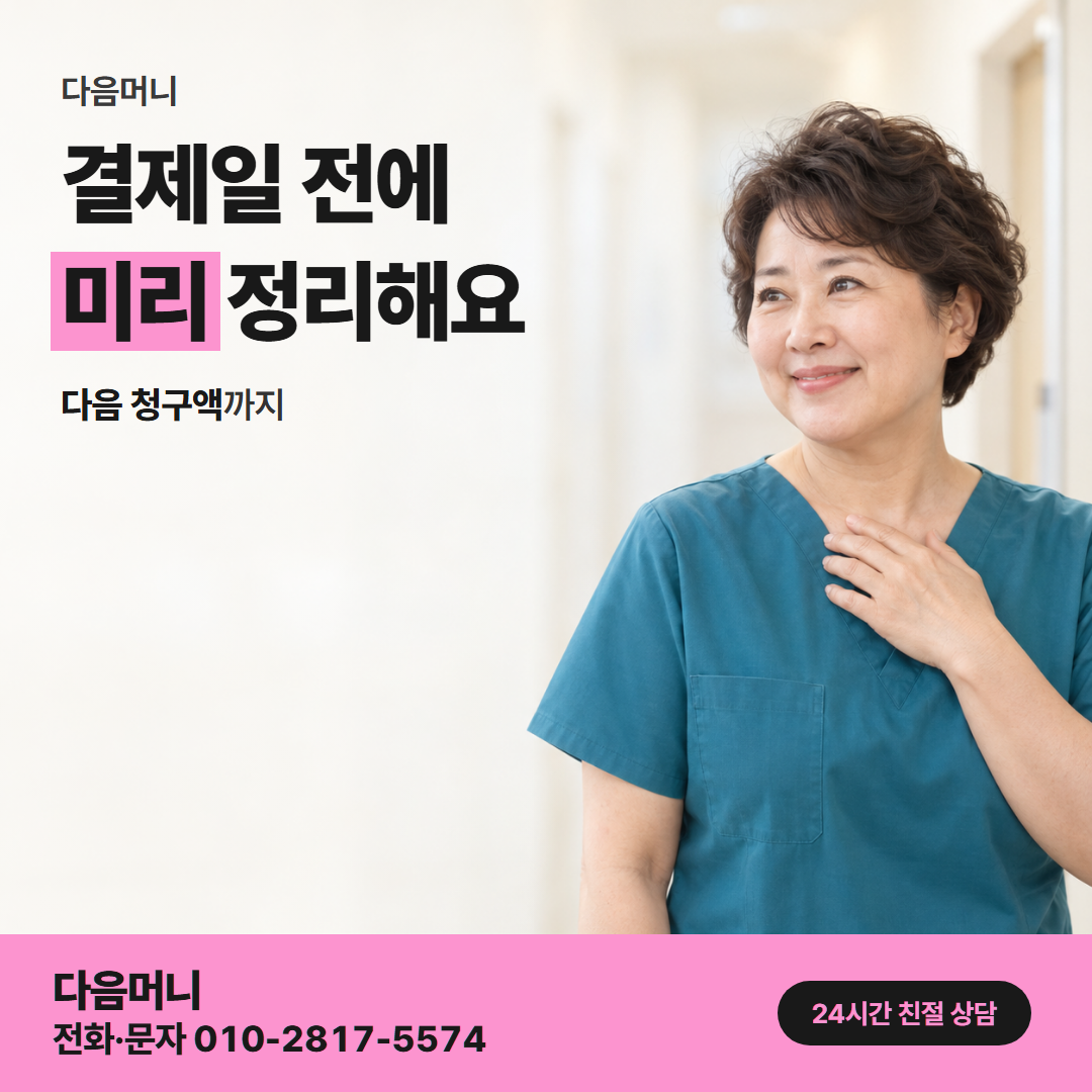 다음머니 인천카드깡 회차 나눔 안내